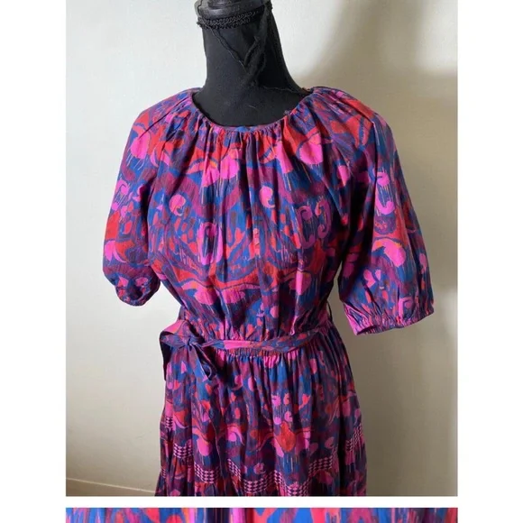 Oliphant Dress Batike Print Sz S - Picture 2 of 5